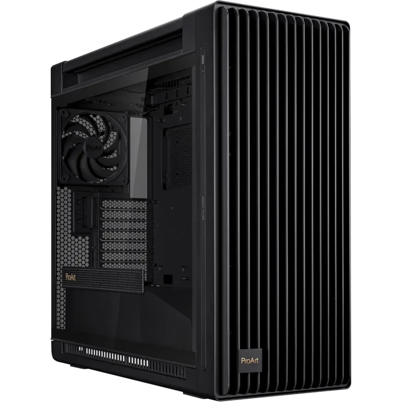 Carcasa fara PSU ASUS Case E-ATX ASUS ProArt PA602 - Tempered Glass Panel no PSU, Tempered Glass Side, 2x200 mm Fans Front, 1x140 mm Fan Rear, 2xUSB 3.2 Gen1, USB 3.2 Gen2 Type C, 2xUSB 2.0, Audio-out&Mic (carcasa/корпус)