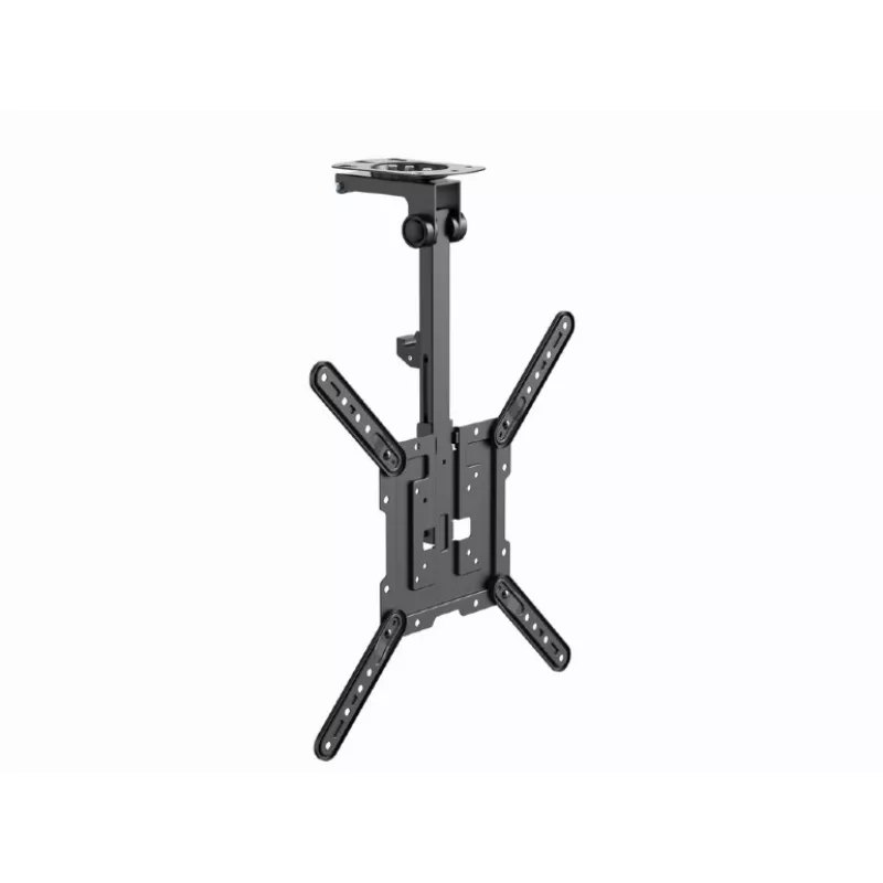 Настенное крепление GEMBIRD TV-Ceiling Mount for 23-55”- Gembird ”CM-55ST-01”, Full motion, max. 20 kg, up to 45 degrees swivel and 80 degrees tilting, Height adjustment range: 520 - 614mm, max. VESA 400 x 400, Black
