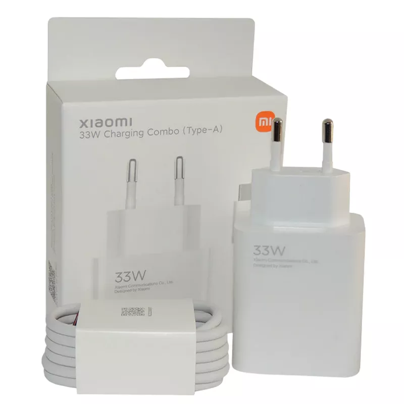 Зарядное устройство Xiaomi Xiaomi Charger 33W, Charging Combo (Type-A), BHR9956EU, White