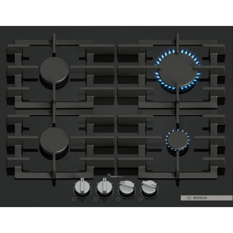 Plita incorporabila cu gaz BOSCH газовая панель черный BOSCH PPP6A6I40
