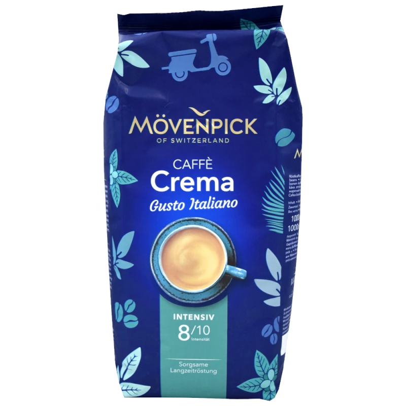 Cafea MOVENPICK кофе в зернах 1кг черный MOVENPICK Caffe Crema Gusto Italiano