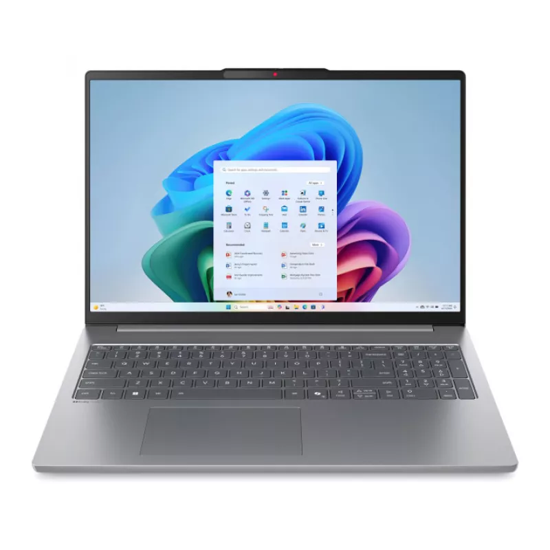 Laptop LENOVO LENOVO IdeaPad Slim 5 16AHP10, Luna Grey/Aluminium, OLED 16” 2.8K 500nits 120Hz (AMD Ryzen 7 8845HS, 8x Core, 3.8-5.1GHz, AMD Ryzen AI 16 TOPS, 16GB DDR5 (0/2 slots free), 512GB M.2 2242 NVMe (1 slot free), AMD Radeon 780M, Wi-Fi 6, 80Wh, FHD 1080p+I