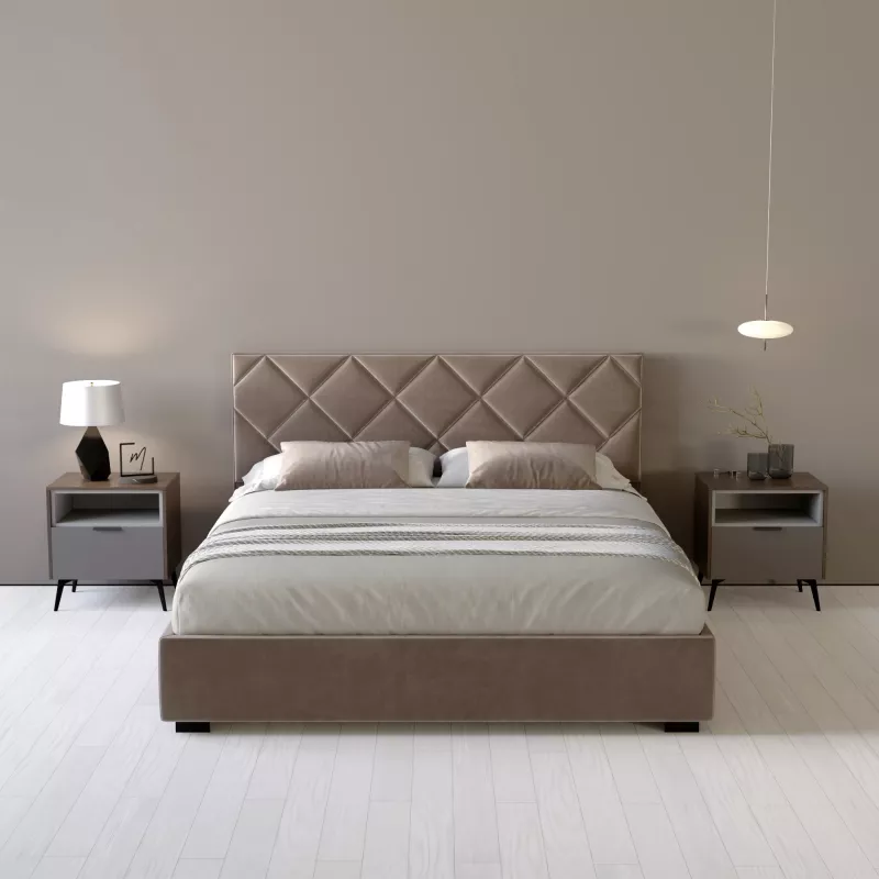 Кровать Evger Кровать Evger K-01 160x200cm Grey