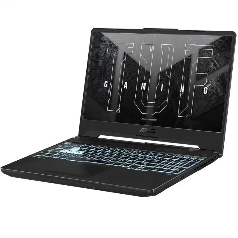 Laptop gaming ASUS 15.6 ASUS TUF Gaming A15 FA506NCG, AMD Ryzen 7 7445HS 3.2-4.7GHz/16GB DDR5/512GB PCIe 4.0 NVMe/GeForce RTX3050 4GB GDDR6/WiFi 6 802.11ax/BT5.3/USB Type C/HDMI/Backlit RGB Keyboard/15.6 FHD IPS LED-backlit 144Hz (1920x1080)/NoOS/Gaming FA506NCG-HN191