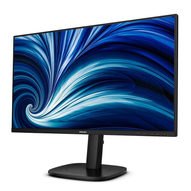 Monitor PHILIPS 23.8" 24B2N3200J, Black, IPS, 1920x1080, 120Hz, AdaptiveSync, 4msGTG, 300cd, MegaDCR, D-Sub+HDMI+DP+USB, Spkrs, Pivot