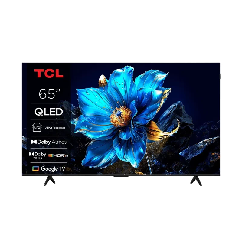 Televizor TCL 65" LED SMART TV TCL 65T69C, QLED 4K UHD, Google TV, Black
