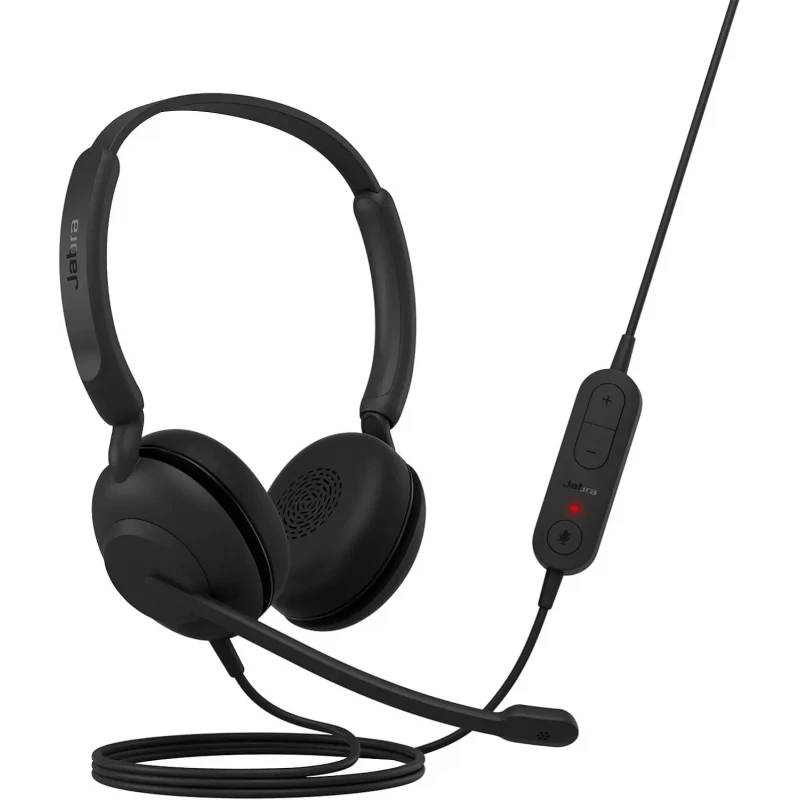 Наушники проводные с микрофоном Jabra Jabra Evolve 10 Stereo Headset (2699-820-109), 1 x USB Type-A, Noise-cancellation (NC) Microphone, Remote call control, 1.9m Cable