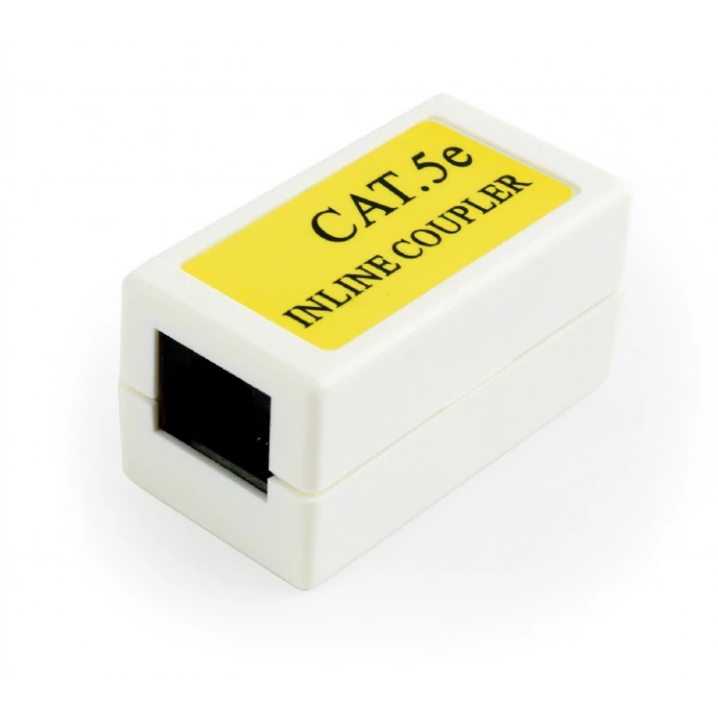 LAN coupler GEMBIRD 8P8C LAN coupler,  RJ-45F to RJ-45F connectors,  Category 5E compatible, white
