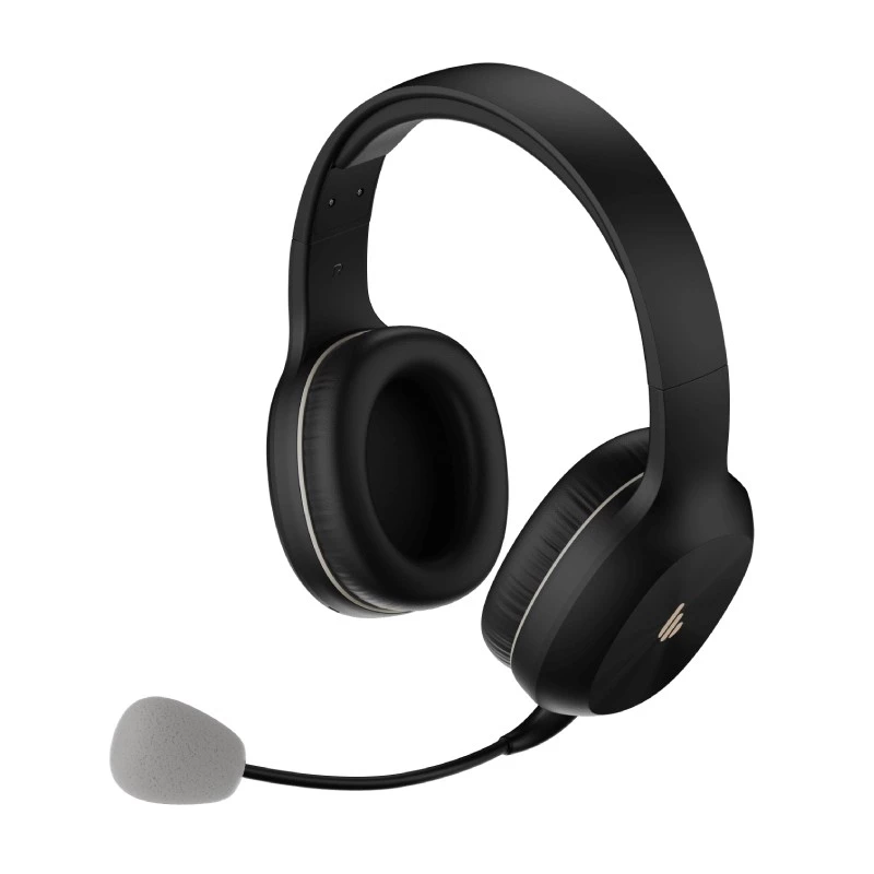 Casti cu fir si microfon EDIFIER Edifier K750W Black Wireless Stereo Headset with microphone, Bluetooth V5.4, Dual MIC noise reduction technology, 40mm dynamic drivers, Frequency response 20 Hz-20 kHz, Playback time 55 Hrs, Fast Charging, USB Type-C, Detachable & Ajustable Boom Mic,
