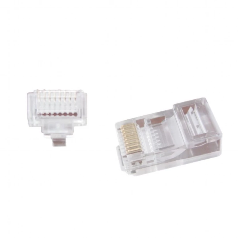 Conector RJ45 GEMBIRD RJ45 Modular Plug LC-PTU-01/50, Universal pass-through modular UTP plug 8P8C, 50 pcs/bag