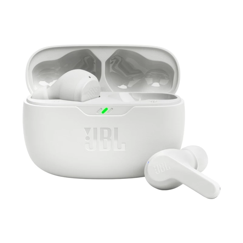 Casti fara fir JBL JBL Earphones TWS Wave Beam Earbuds, White