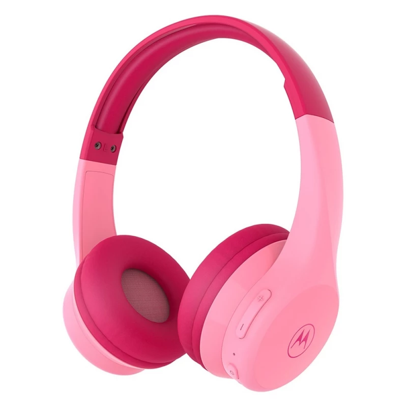 Casti fara fir MOTOROLA Motorola On-Ear Headphones with MIC Bluetooth MOTO JR300, Pink