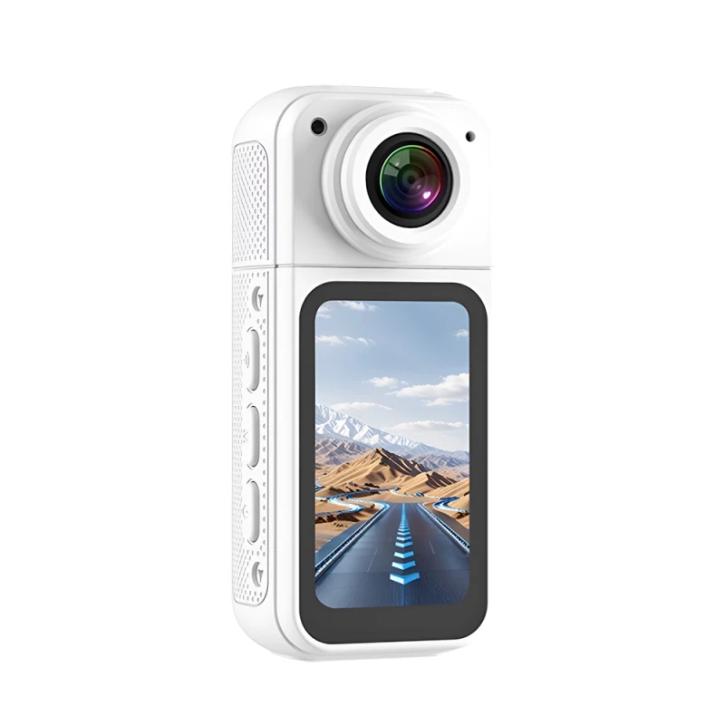Camera de actiune Noname Mini Action Camera S70 Lens 2.7K, 180 Rotation, White