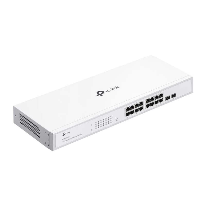 Comutator de retea TP-LINK 16-Port Gigabit Smart Switch TP-LINK "Festa FS318G", 2xSFP, Rackmount, Metal case