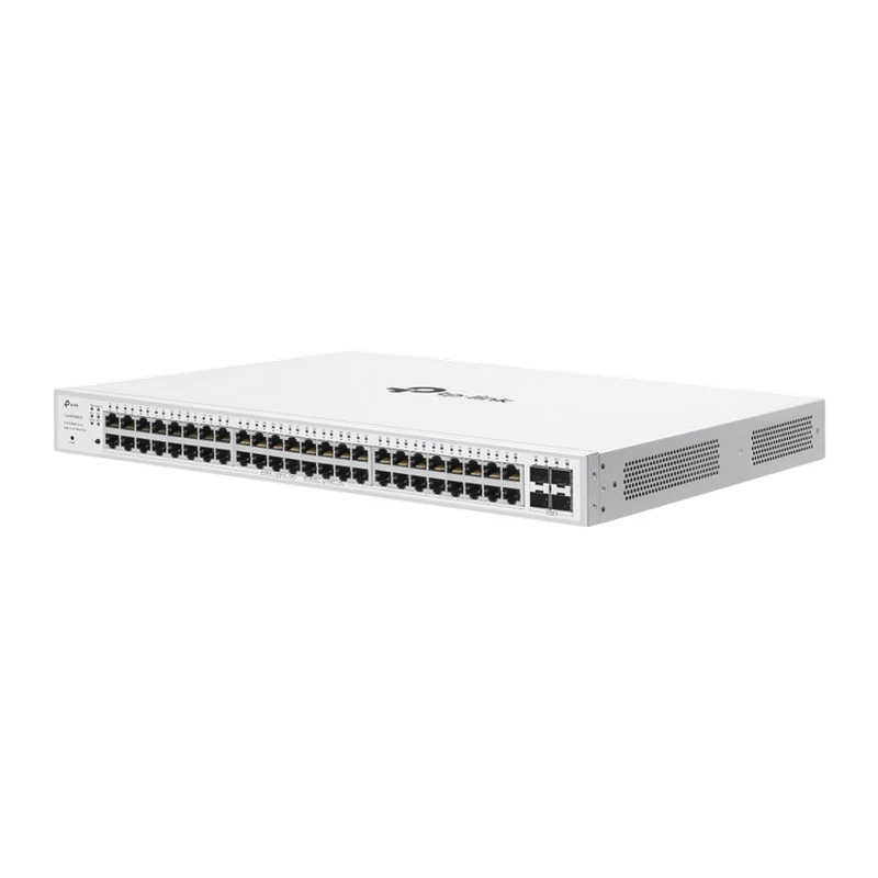 Managed Switch CISCO 48-port Gigabit Smart PoE+ Switch TP-LINK "Festa FS352GP", 48xPoE+ ports, 4xSFP, 384W Budget, Rackmount