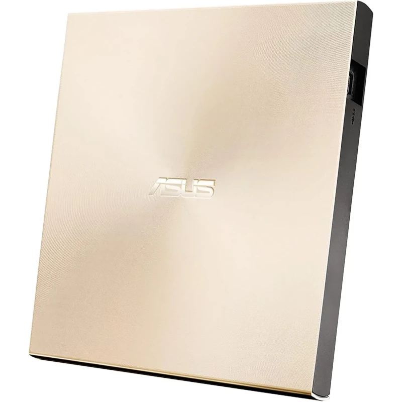 DVD Extern ASUS ASUS ZenDrive U8M Ultraslim Gold External DVD+-R/RW Drive, 8x DVD+-R/8x DVD+-R DL/24xCDR/ 24xCDRW /8xDVD/24xCD, Mac OS compatible, USB-C interface (unitate optica externa DVD-RW/оптический привод внешний DVD-RW)