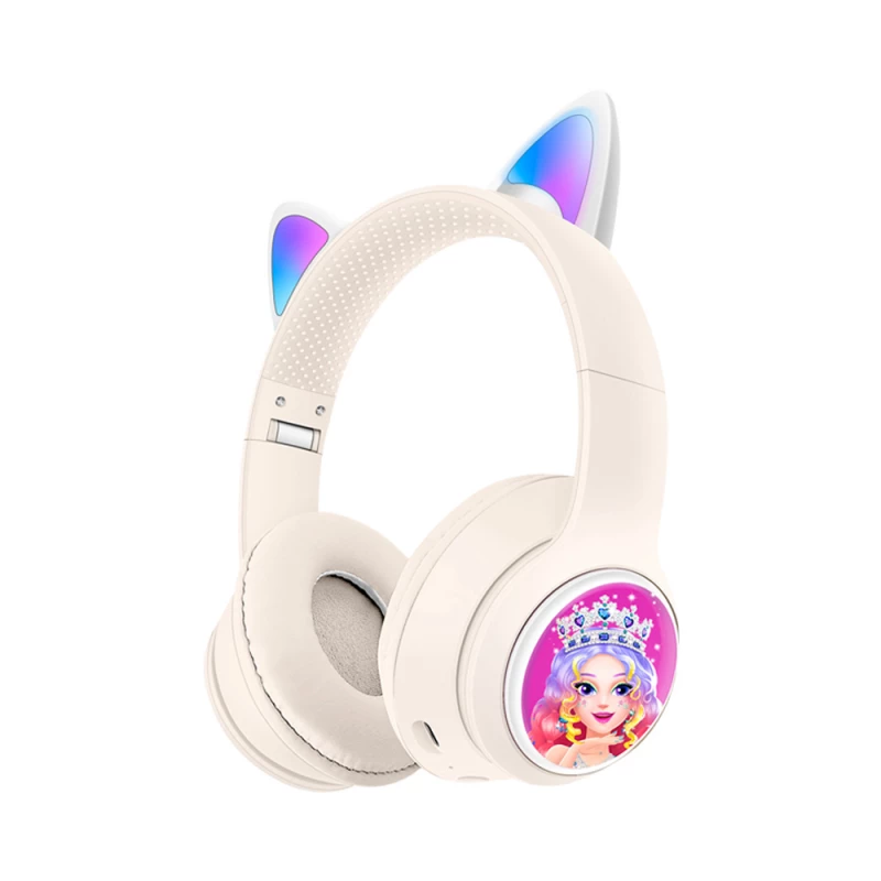 Беспроводные наушники Musen Musen Wireless Kids Headphones on ear AKZ-Z66 (Princess), Beige