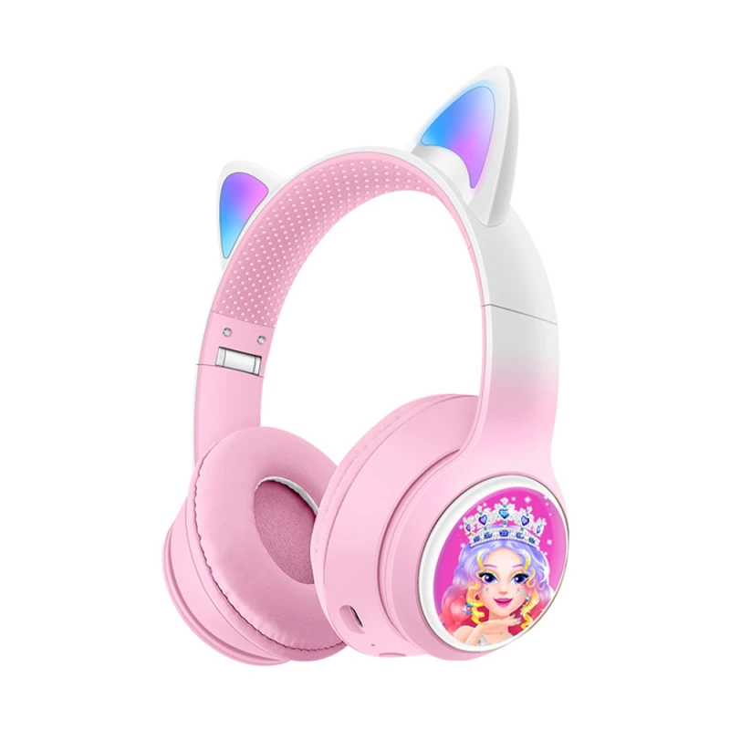 Беспроводные наушники Musen Musen Wireless Kids Headphones on ear AKZ-Z66 (Princess), Pink