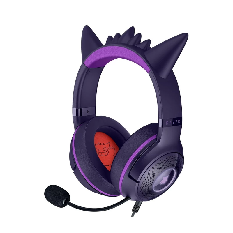 Игровые наушники RAZER Razer Headset Kraken Kitty V2, Pokemon Gengar Edition