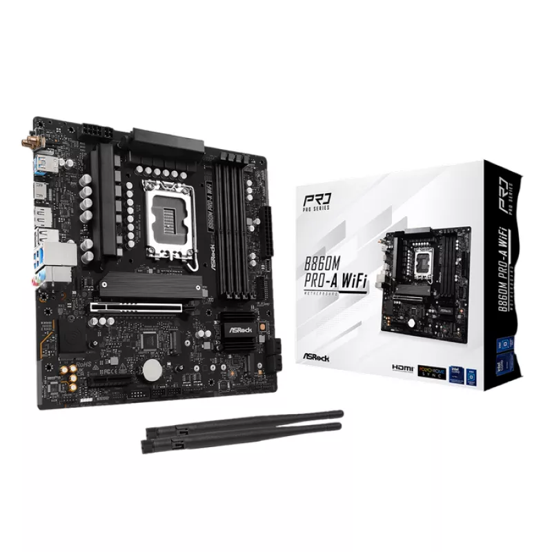Материнская плата ASROCK MB S1851 ASRock B860M PRO-A WIFI mATX