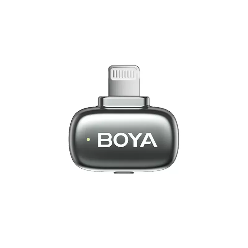 Микрофон Wireless Boya Microphone Wireless Boya Mini 2-01 Ultracompact (2 TX+ 2RX USB-C plug+ Lightning Plug + Charging case), Space Gray