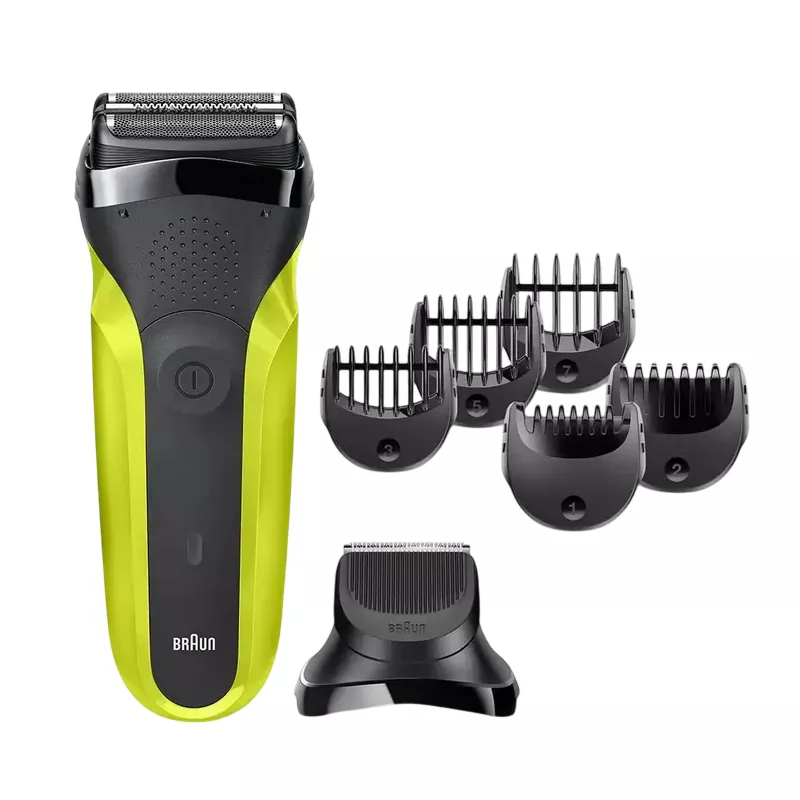 Бритва электрическая BRAUN Shaver Braun 300BT Black Green