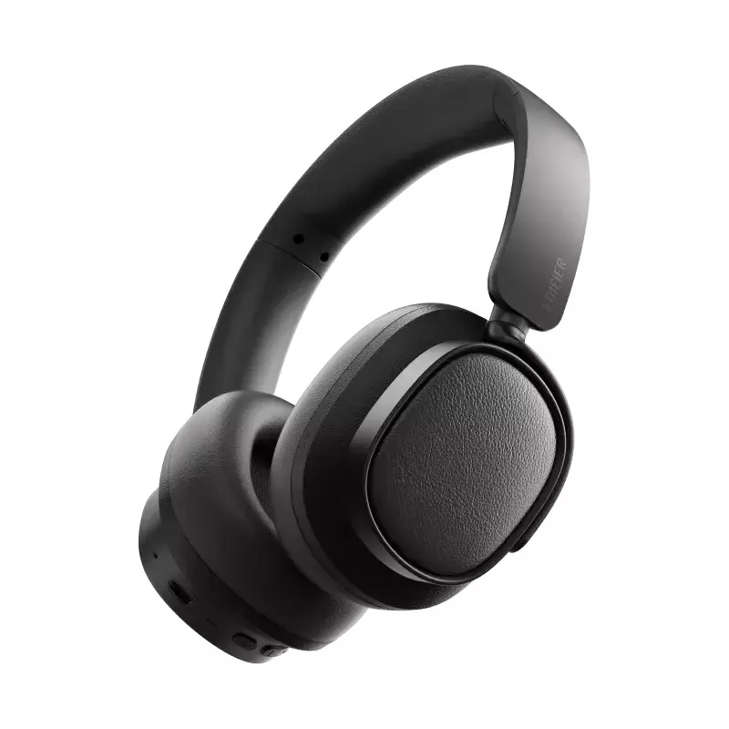 Наушники проводные с микрофоном EDIFIER Edifier ES850NB Black / Bluetooth Over-ear headphones with microphone, ANC, BT V5.4, LDAC codec with Hi-Res Audio & Hi-Res Wireless certification, Dynamic driver 40 mm, Frequency response 20 Hz-20 kHz, On-ear controls, Ergonomic Fit, Battery Lifetime