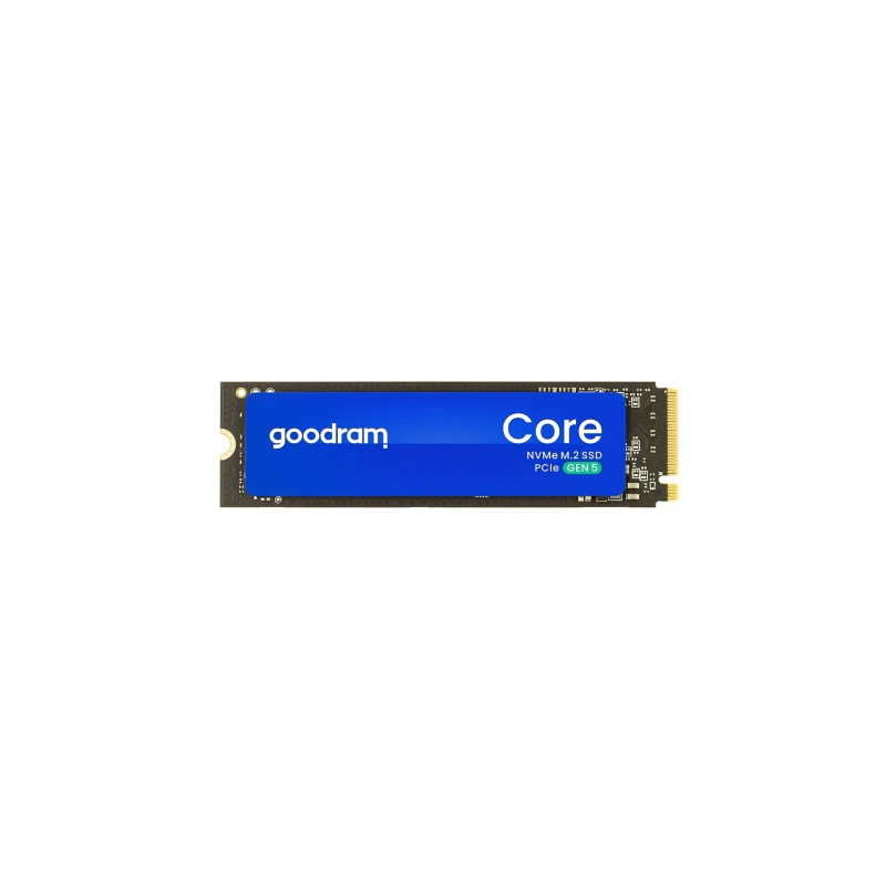 SSD GOODRAM M.2 NVMe SSD 1.0TB GOODRAM CORE, Interface: PCIe5.0 x4 / NVMe2.0, M2 Type 2280 form factor, Sequential Reads/Writes 10200 MB/s / 8400 MB/s, Random Read / Write: 1300K IOPS/ 1500K IOPS, HBM 3.0 Technology, TBW: 600TB, MTBF: 1.5mln hours, 3D NAND TLC,