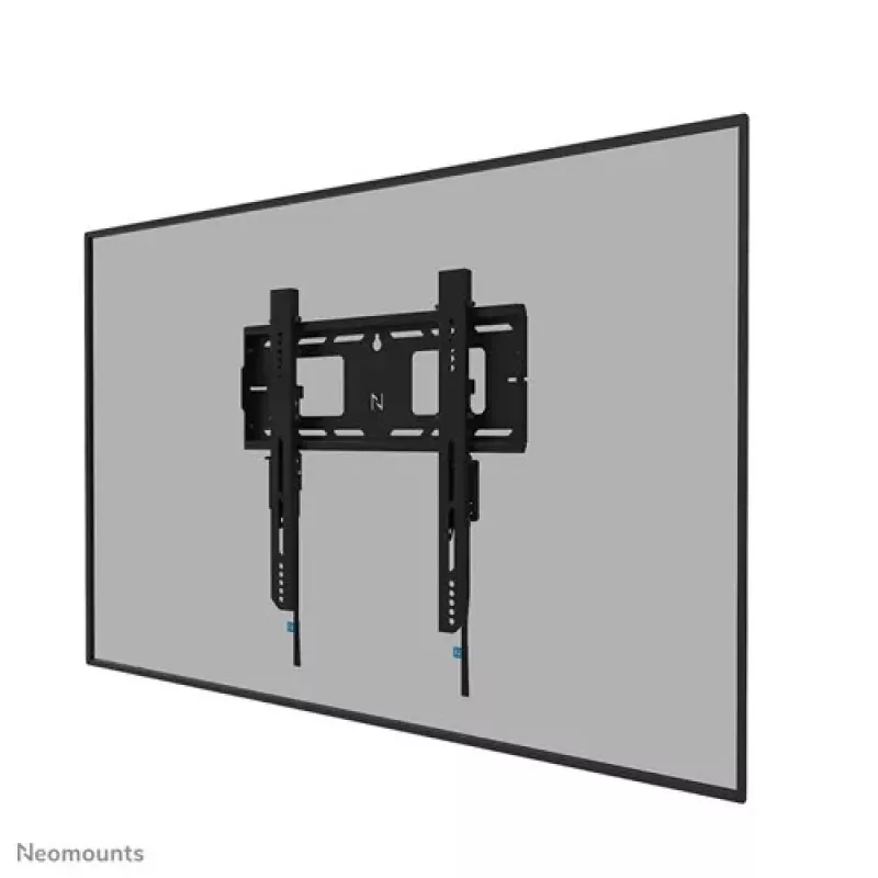 Настенное крепление Neomounts Heavy duty TV-Wall Mount for 43-98” - Neomounts, Fixed, max 125 kg, VESA 100x100-800x600, d 4,2 cm, level adjustment, lockable (excl. lock), Rapid Install-model with service position, black