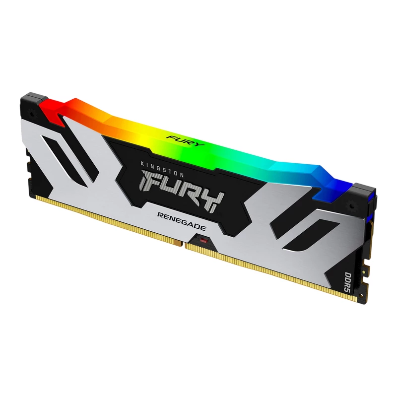 Модуль памяти KINGSTON .16GB DDR5-6400MHz  Kingston FURY Renegade RGB (KF564C32RSA-16), CL32-39-39, 1.4V, Intel XMP 3.0, Black/Silver
