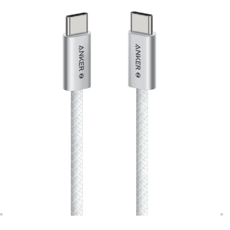Кабель Anker Type-C to Type-C Cable Anker, Zolo, 1M,  240W, White