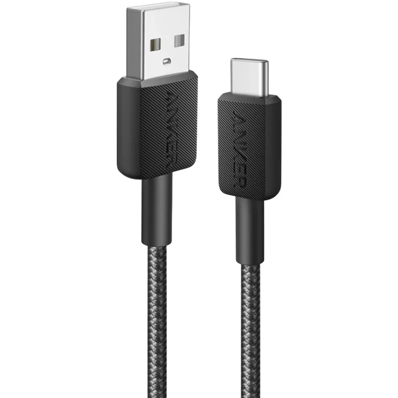 Кабель USB Anker Type-C Cable Anker, 322, 1.8M, Black