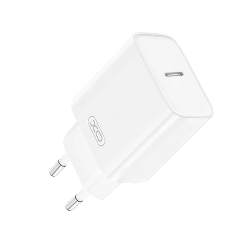 Incarcator XO Wall Charger XO, PD20W/Single USB-C Fast Charger, CE32, White
