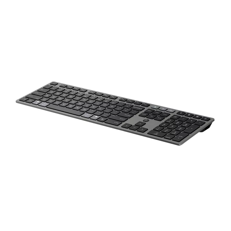 Kit (keyboard+mouse) HP Wireless Keyboard HP 725 Multi-Device Rechergable, Full size; Spill resistant;Swift pair; Quiet keys; 22 progr. keys; 2,4GHz+BT, EN/RU, Black