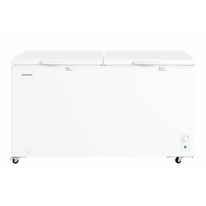 Lada frigorifica Heinner Морозильный ларь Heinner HCF-M508INVCE++ 508л | E | инверторный компрессор | 2 режимa работы (холодильник/морозильник) | автономия 36 часов Белый