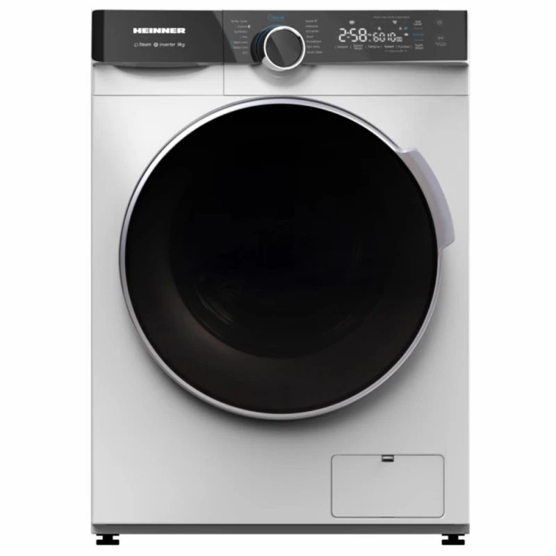 Стиральная машина Heinner Стиральная машина (9 кг) Heinner HWM-M914IVKA+++ 9кг | 1400 об. | A | 85x59.5x53| 2 Displays | Inverter | Touch Белый
