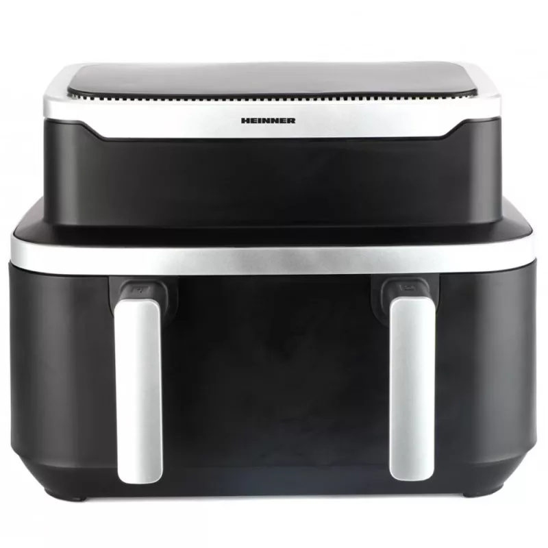 Cuptor cu convectie, fryer Heinner Аэрогрили Heinner HAF-DDB9BK26 2600 Вт | 9 л | Двоиная  | Дисплей | Сенсорное управление | Match | Smart Черный