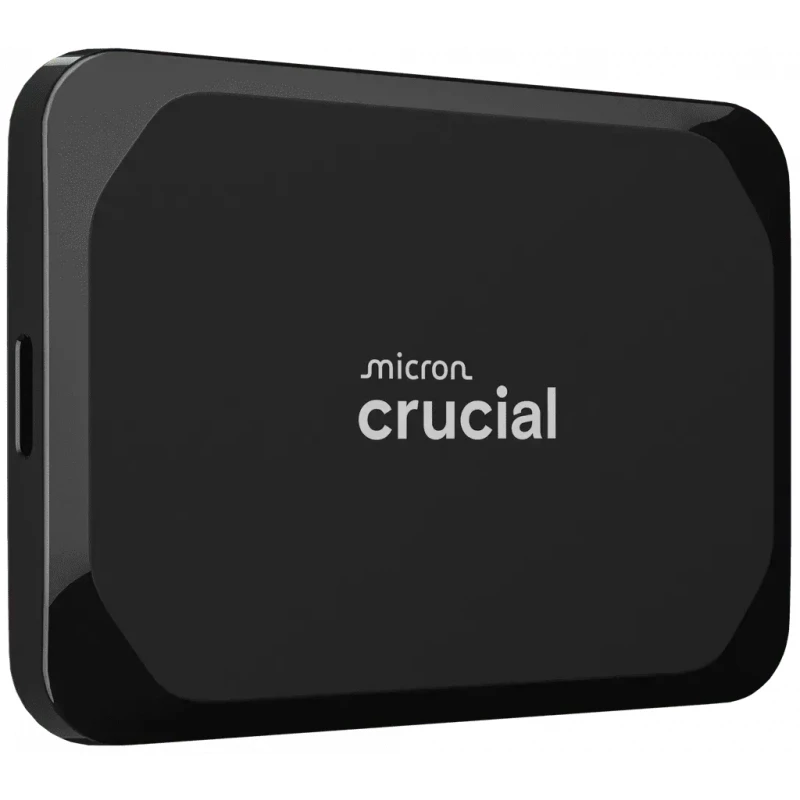 Жёсткий диск внешний Crucial 1TB Crucial X9 Portable SSD CT1000X8SSD9 External SSD, Black, Read 1050 MB/s, Write 1000 MB/s, USB 3.2 Gen.2, (SSD extern/внешний SSD)