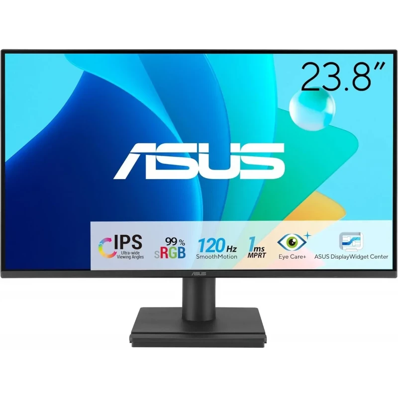 Monitor ASUS 23.8" ASUS VA249HG IPS Ultra-slim Frameless Monitor WIDE 16:9, 120Hz, 0.2745, 1ms, Contrast 3000:1, H:30-150kHz, V:48-120Hz,1920x1080 Full HD, D-Sub/HDMI 1.4 (monitor/монитор)