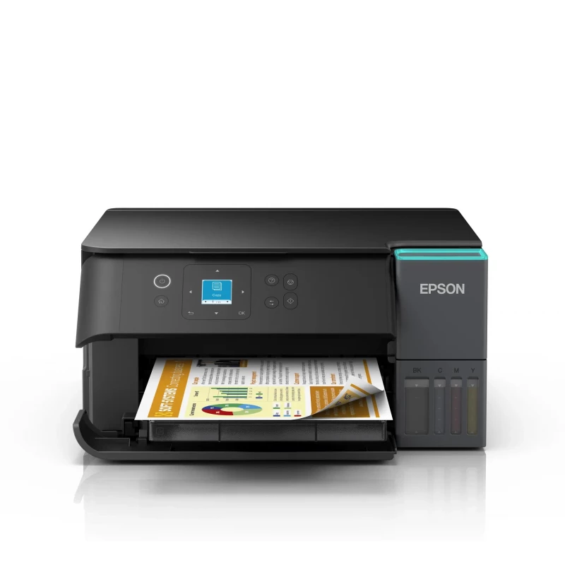 Multifunctionala inkjet EPSON MFD CISS Epson EcoTank L4360 black, Color Printer/Duplex/Scanner/Copier,Wi-Fi,  A4, Print 4800x1200dpi, 3.3pl, Black - Pigment, LCD 3.7 cm, Scan 2400x1200 dpi, ISO/IEC 15.0/8.0 ipm,64-300 г/м2, Wi-Fi Direct,USB 2.0, 4 ink tanks: C13T03V14A/24A/34A/44