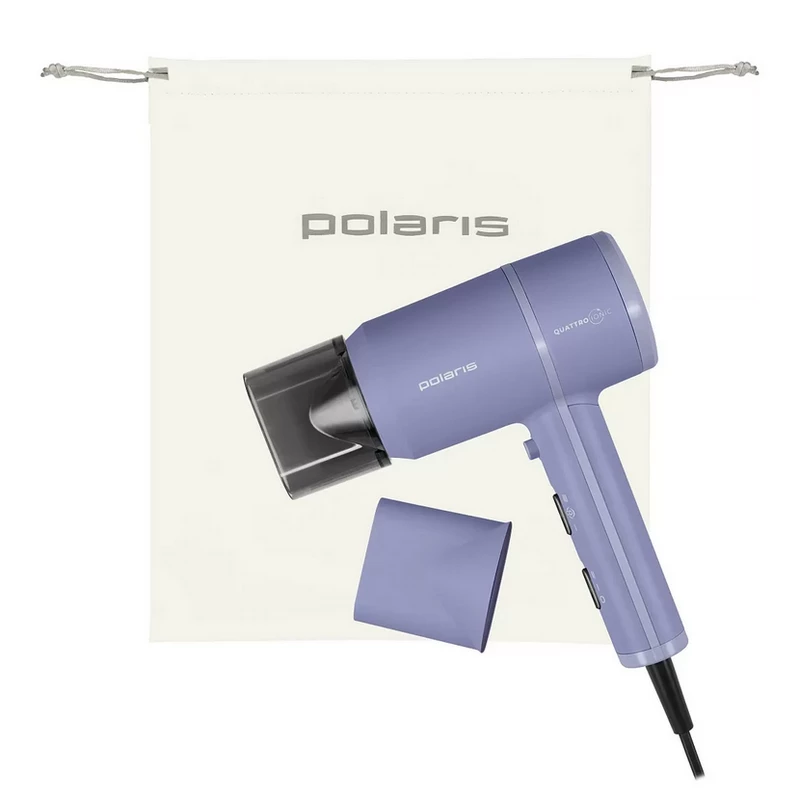 Фен POLARIS Hair Dryer Polaris PHD2044Ti Quattro Ionic Lavander