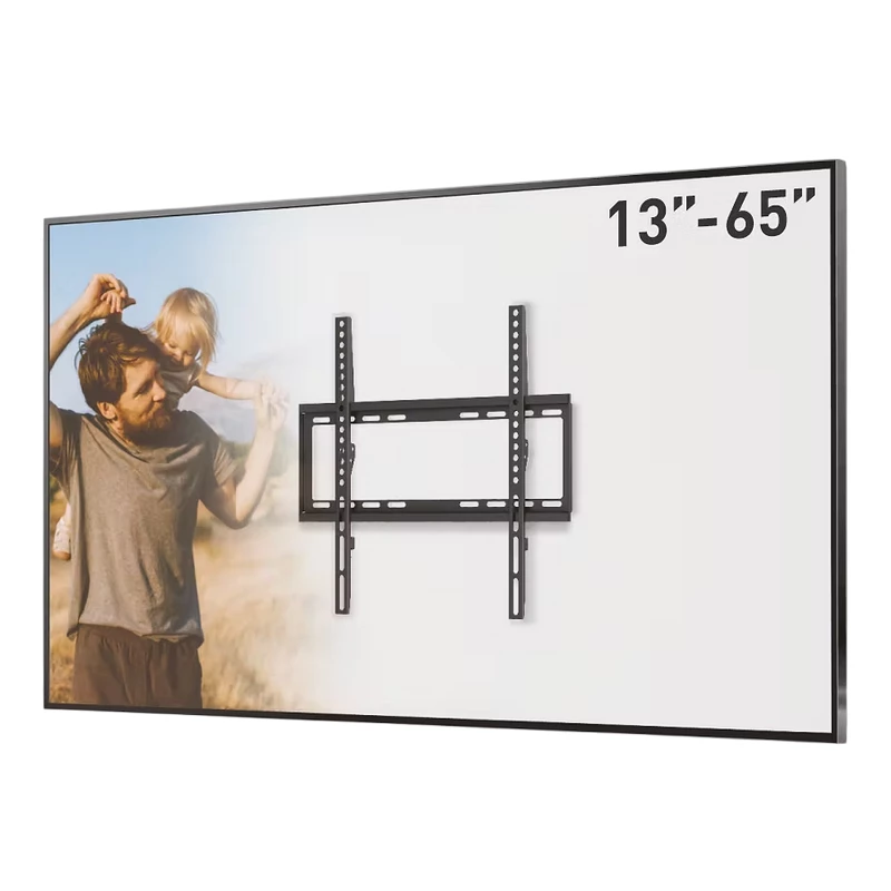 Настенное крепление BARKAN Wall Mount Barkan ''E307'' Black 13" - 65" Fixed, max.50kg, VESA mm: up to 400x400mm