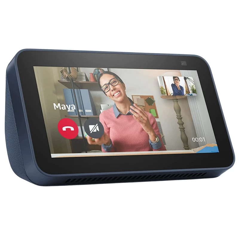 Smart Speaker AMAZON Amazon Echo Show 5 (2rd Gen) Smart Display and Alarm Clock, Deep Sea Blue
