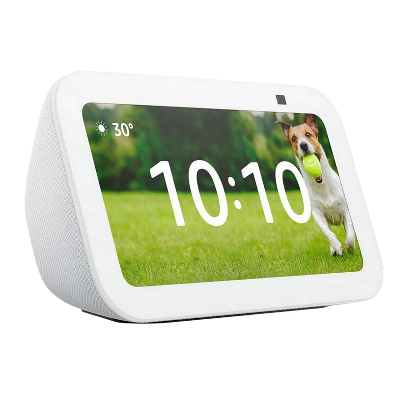Smart Speaker AMAZON Amazon Echo Show 5 (3rd Gen) Smart Display and Alarm Clock, Glacier White