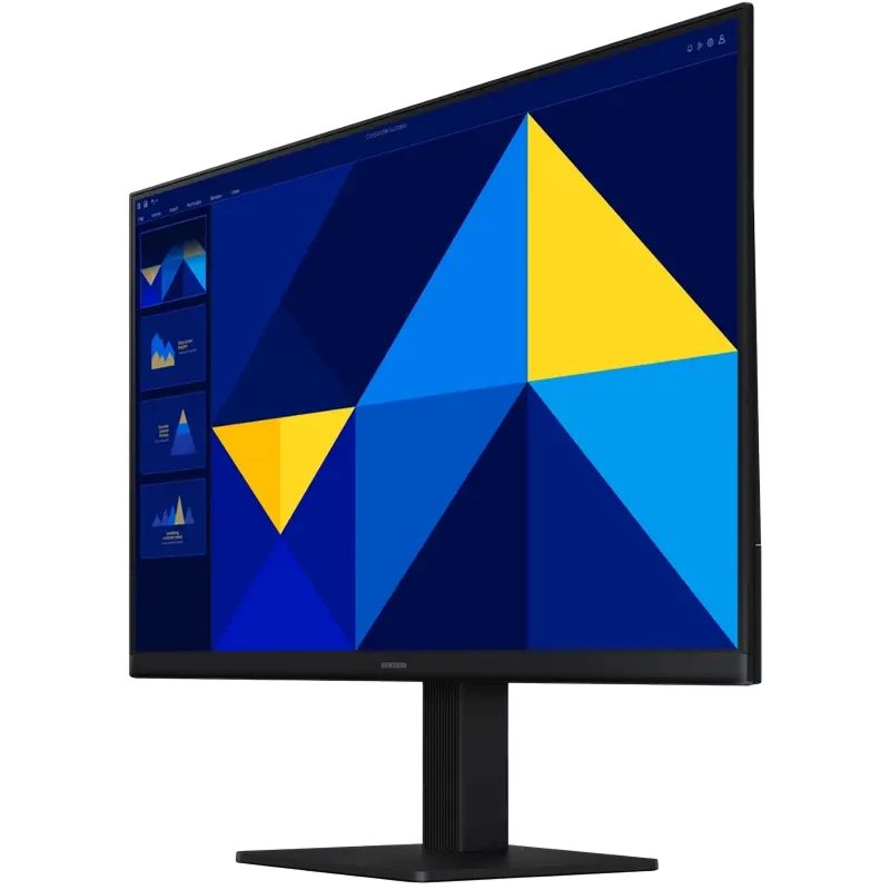 Monitor Samsung 23.8" SAMSUNG S24D300G, Black, IPS, 1920x1080, 100Hz, 5ms, 250cd, MegaDCR, D-Sub+HDMI