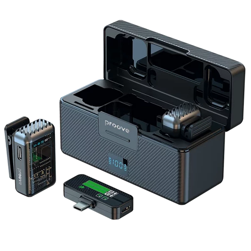 Microfon Wireless Proove Microphone Wireless Proove Ripple Black