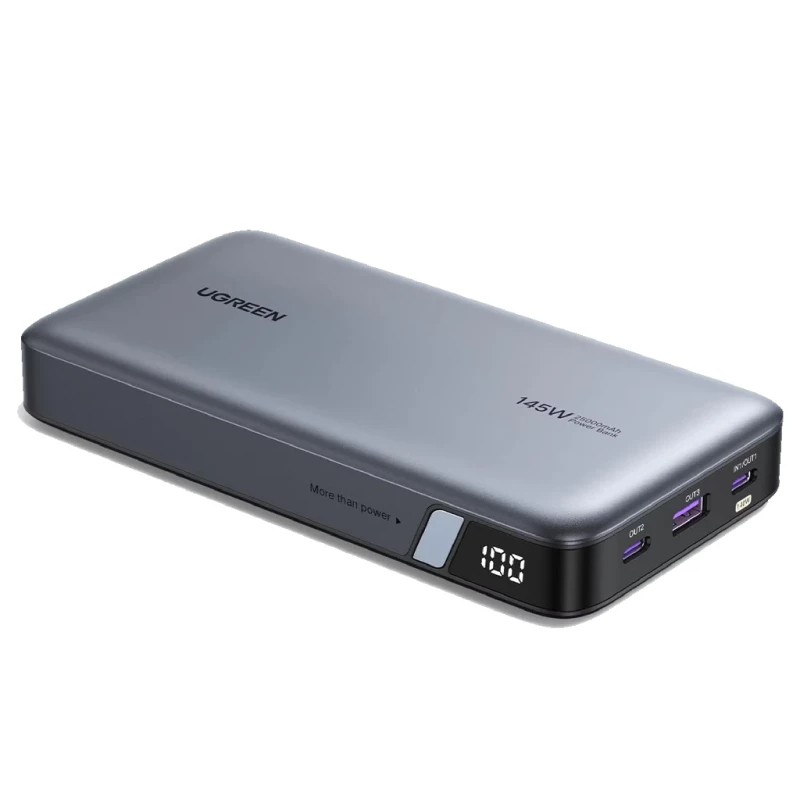Baterie externa universala Xiaomi UGREEN Power Bank Flight Approved PD3.1, 25000mA ,145W, Grey 90597A 9857902194853