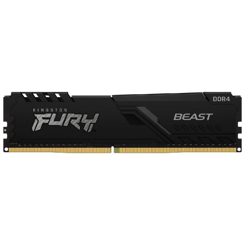RAM KINGSTON 16GB DDR4-3200  Kingston FURY® Beast DDR4, PC25600, CL16, 1.35V, 2Rx8, Auto-overclocking, Asymmetric BLACK low-profile heat spreader, Intel® XMP 2.0 (Extreme Memory Profiles) KF432C16BB1/16WP