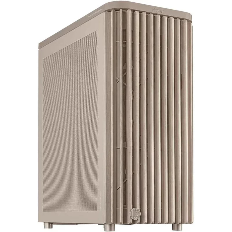 Корпус без БП ASUS Case ATX ASUS ProArt PA401 Wood Edition Beige - Mesh Panel no PSU, Mesh Panel Side, 2x160 mm Fans Front, 1x120 mm Fan Rear, 2xUSB 3.2 Gen1, USB 3.2 Gen2 Type C, Audio-out&Mic (carcasa/корпус)