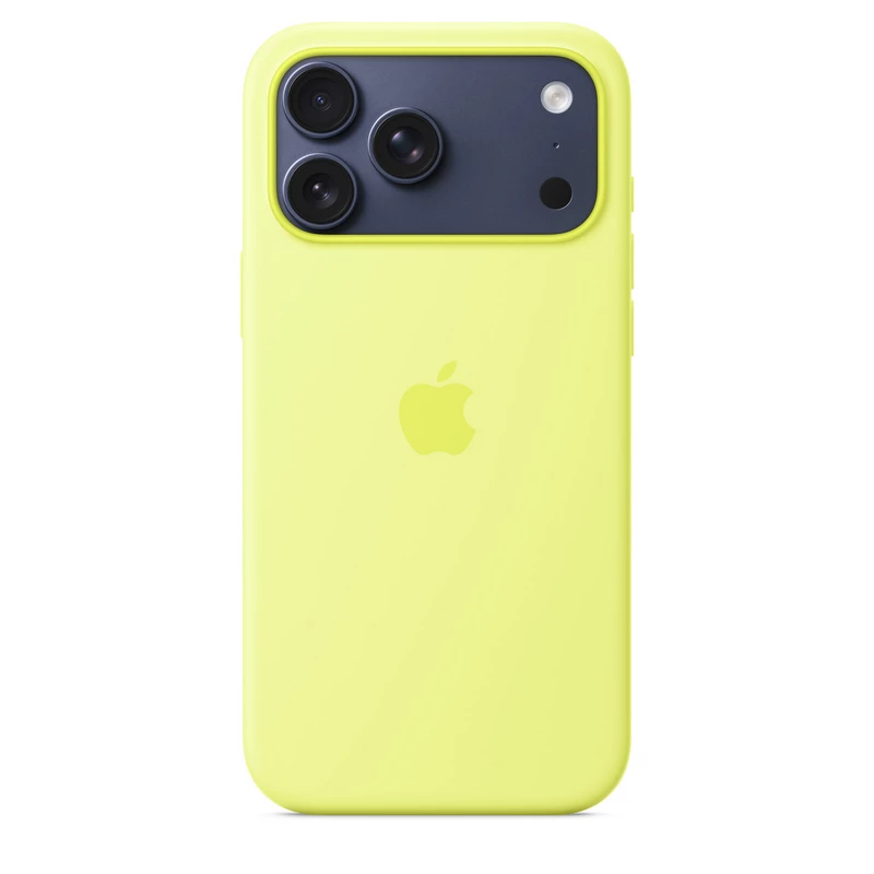 Husa APPLE iPhone 17 Pro Max Silicone Case with MagSafe - Neon Yellow,ModelA3560